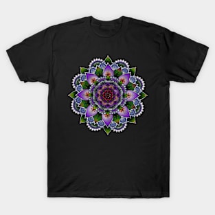 Beautiful Rainbow Flower Mandala T-Shirt